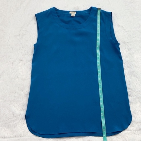 Like New J. Crew Blue Tank Top, size xs - Picture 3 of 6